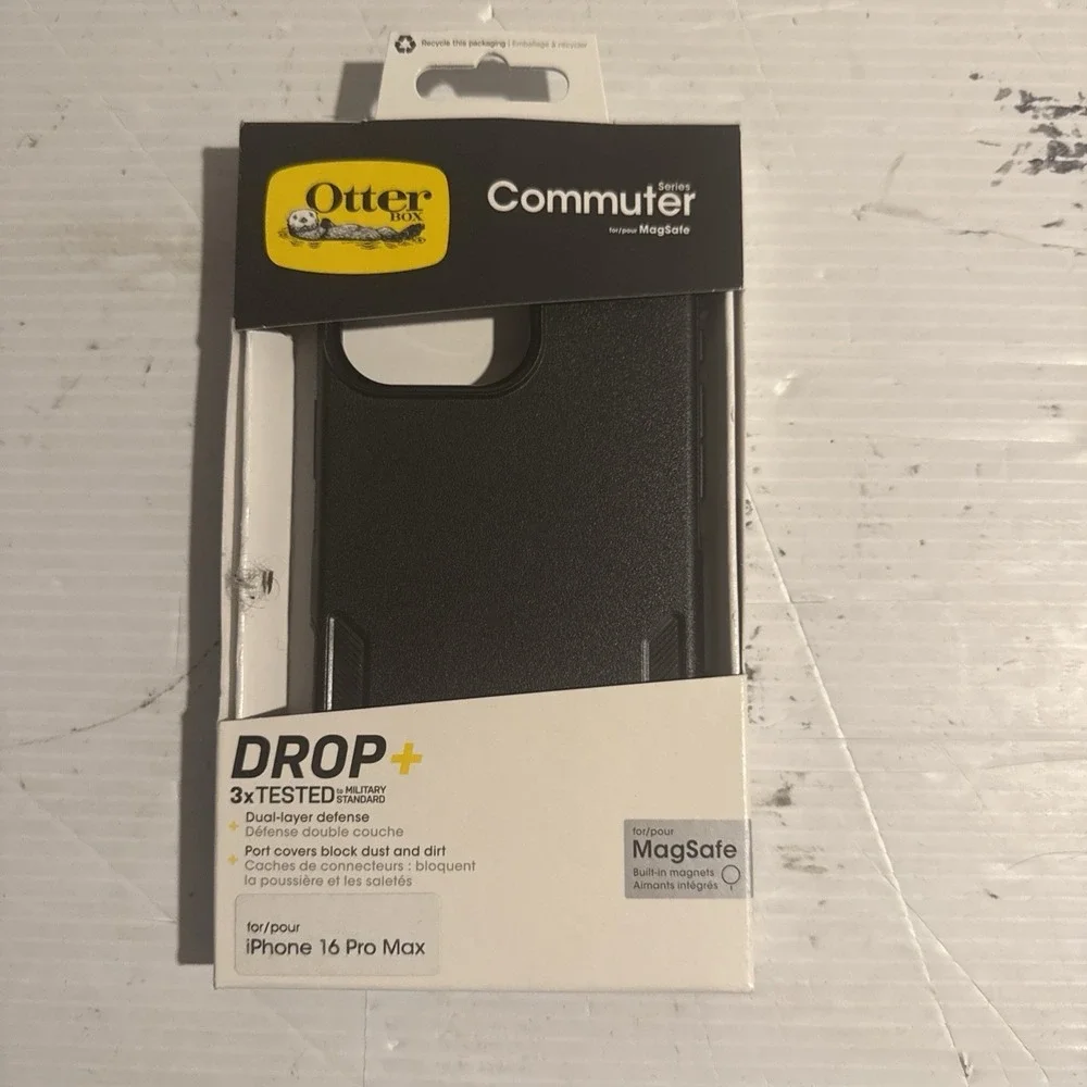 OtterBox Commuter Series Case for MagSafe for Apple iPhone 16 Pro Max - Black